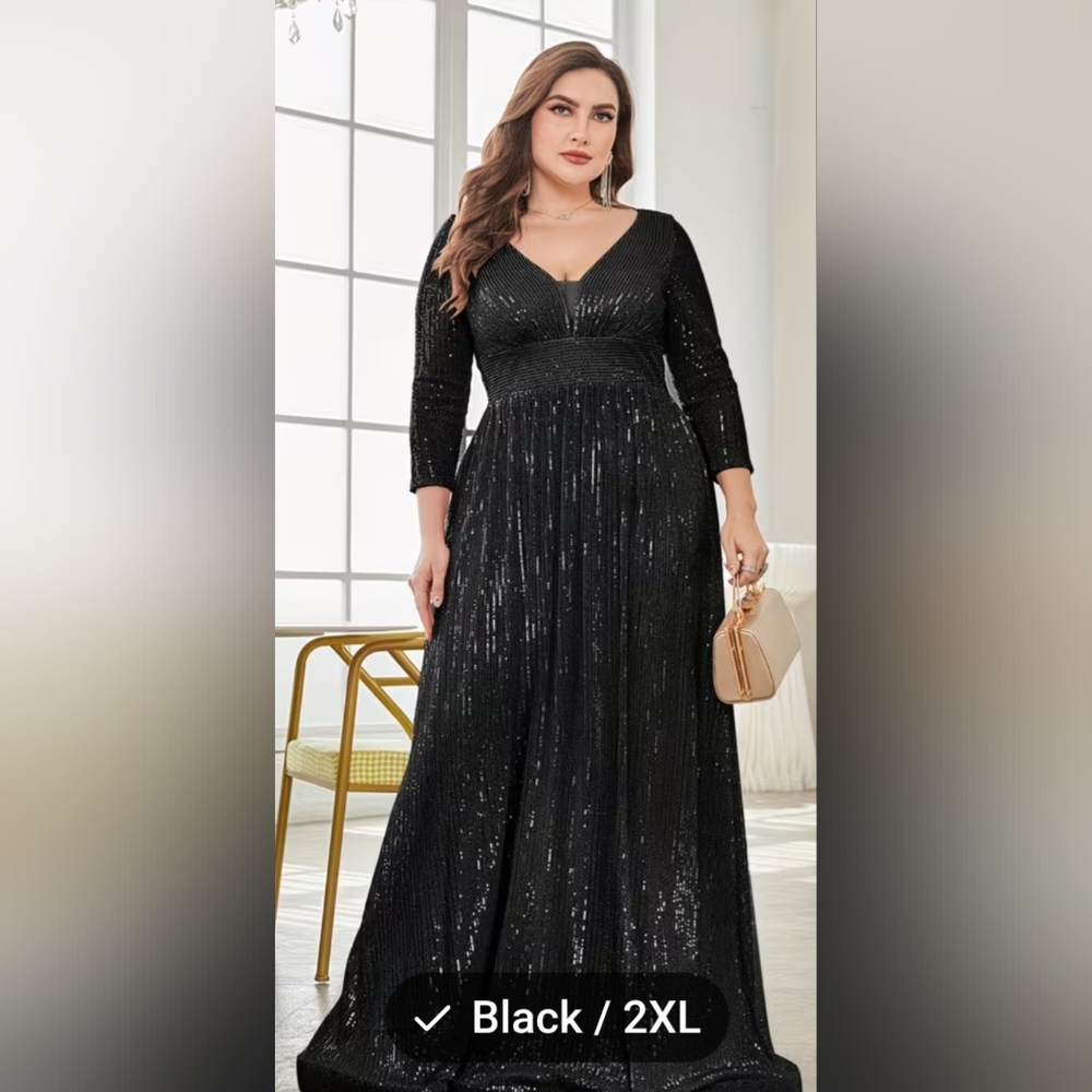 Elegant Black Evening Gown